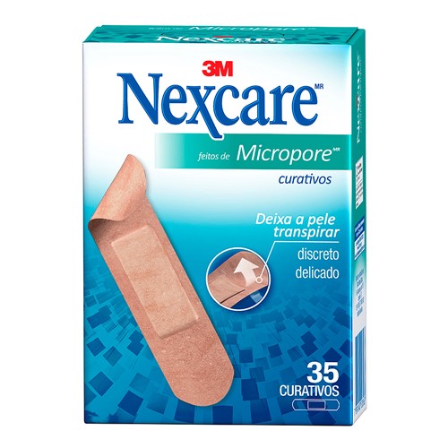 Curativo Nexcare Micropore com 35 Unidades