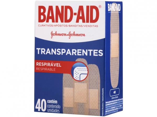 Curativo Transparente Band-Aid - 40 Unidades