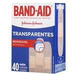 Curativo Transparente Band Aid Com 40 Unidades