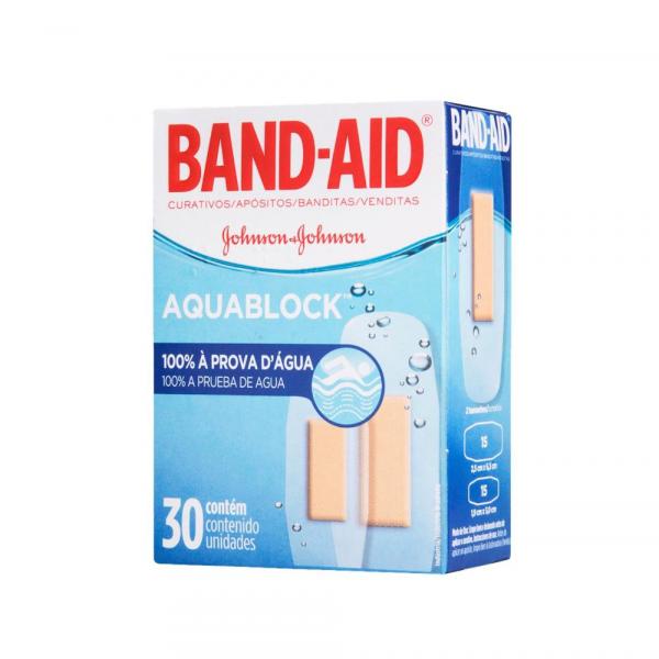 Curativos Band-Aid Aquablock 30 Unidades