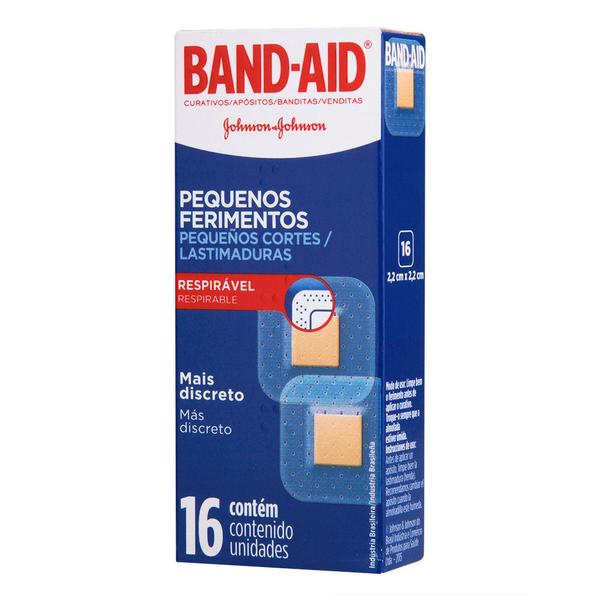 Curativos Band Aid Pequenos Ferimentos 16 Unidades - Band-Aid