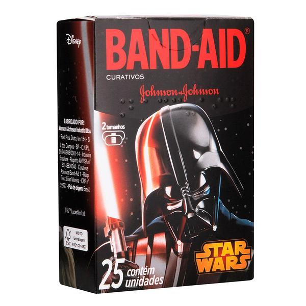 Curativos Band Aid Star Wars 2 Tamanhos 25 Unidades - Band-Aid