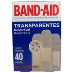 Curativos Band-Aid transparente leve 40 e pague 30