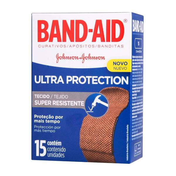 Curativos Band Aid Ultra Protection 15 Unidades - Band-Aid