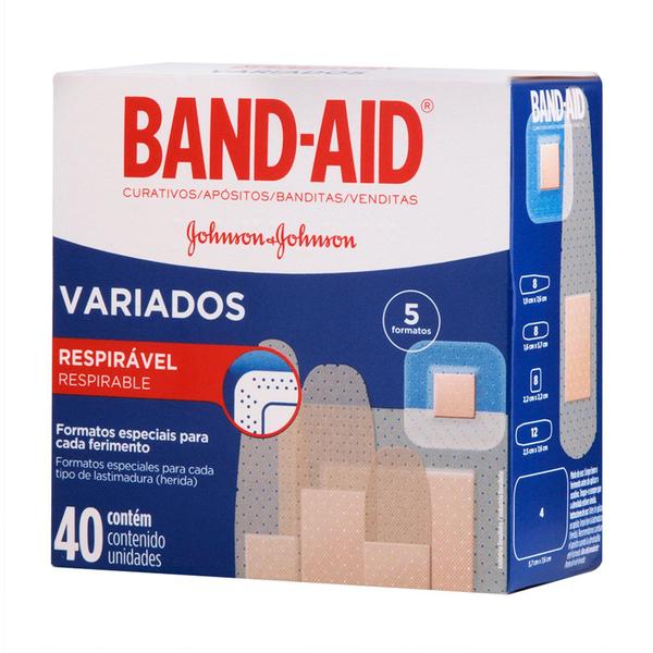 Curativos Band Aid Variados 40 Unidades - Band-Aid