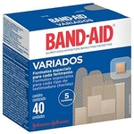 Curativos Band-Aid Variados com 40 unidades