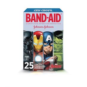 Curativos Band-Aid Vingadores 25 Unidades