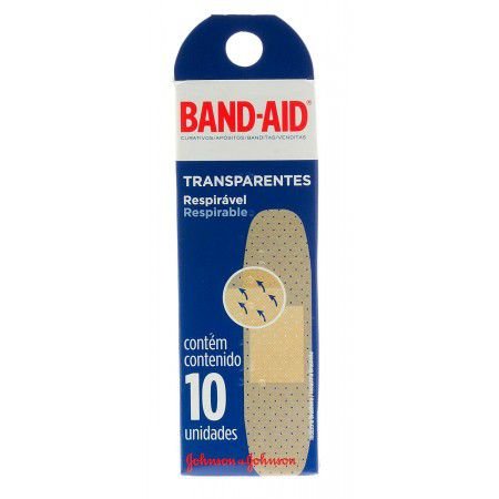 Curativos Transparentes Band-Aid 10 Unidades - Johnson Johnson