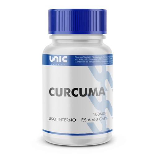 Curcuma 100Mg 60 Caps Unicpharma