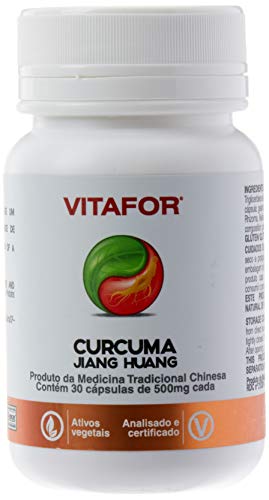 Curcuma Jiang Huang - 30 Cápsulas 500mg - Vitafor, Vitafor