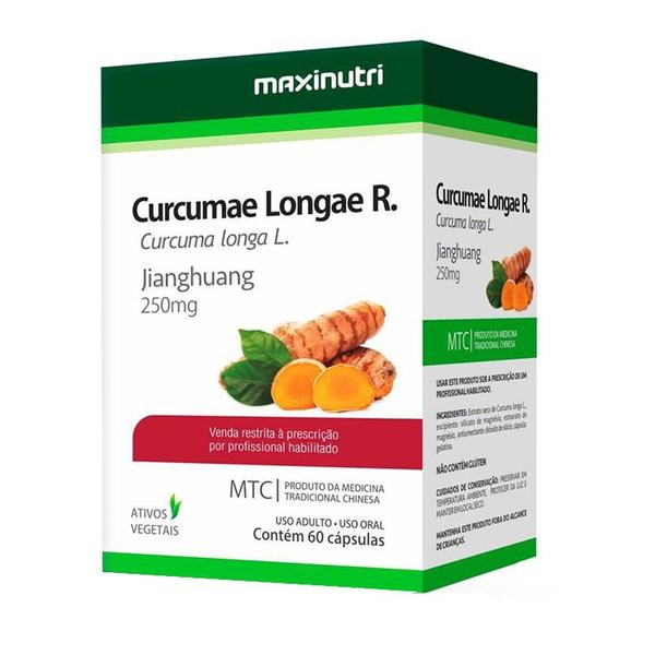 Curcuma Mtc - Curcumae Longae R. 250mg 60 Cápsulas - Maxinutri