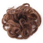 Curly cabelo desarrumado Bun Twirl Peda?o de Nova Mulheres Perucas Extens?es de cabeleireiro