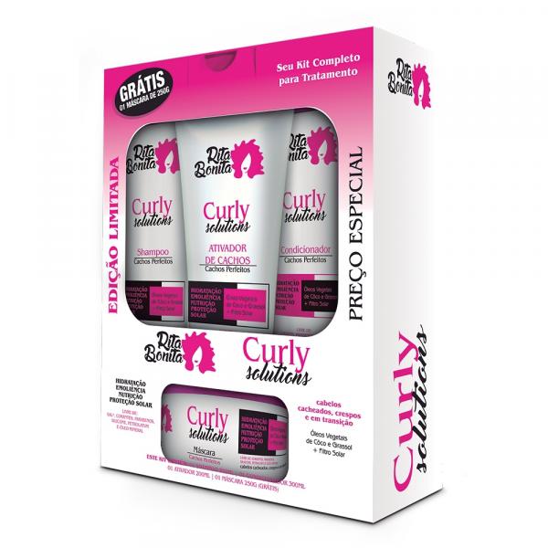 Curly Solutions - Kit Rita Bonita (4 Produtos)