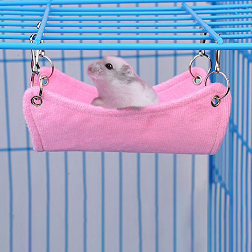 Curto Plush Peg Hamster Hammock Quente Bed Mat Almofada para Pet Coelho cobaia Rat Esquilo Mice