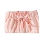 Cute Edging Coral Velvet Bath Skirt Variety Microfiber Bow Tube Top Bath Towel