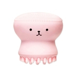 Cute Jellyfish escova de lavar a Face de silicone suave massagem Escova Facial Esfoliante