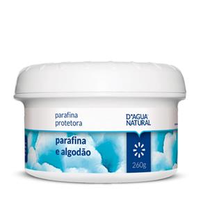 D`Água Natural - Parafina Protetora Parafina e Algodão - 260g
