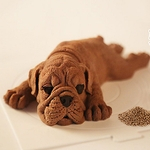 3d cão filhote de cachorro silicone molde do bolo fondant decoração chocolate assando biscoitos diy