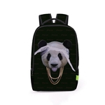 3D Imprimir Leisure Sports Backpack Durable moda mochila BB078