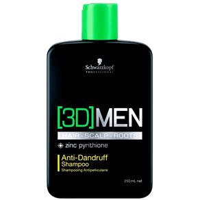 3D Men Shampoo Antidandruff - 250 Ml