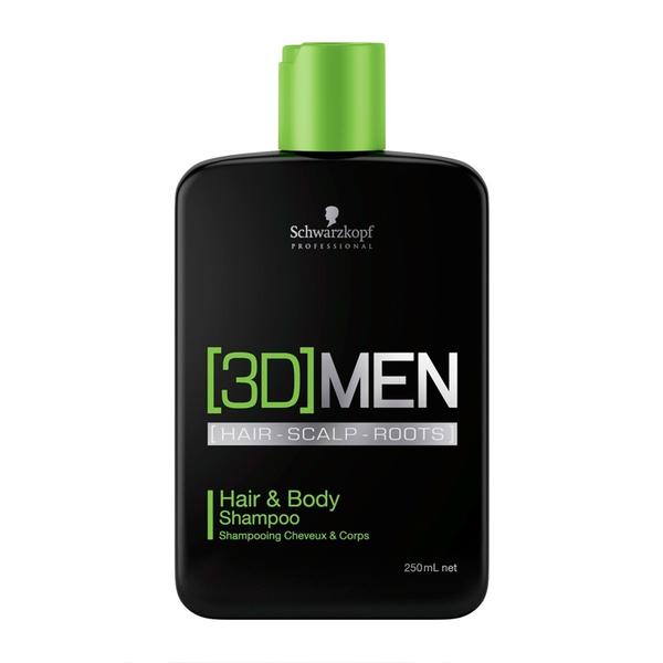 3D Men Shampoo Cabelo e Corpo 250ml - Schwarzkopf