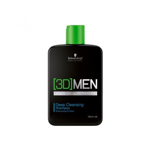 3D-Men Shampoo Deep Cleansing (Antioleosidade) 250 Ml - Schwarzkopf