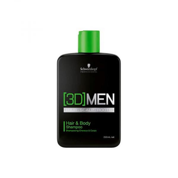 3D-Men Shampoo Hair Body 250 Ml - Schwarzkopf