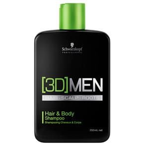 3D-Men Shampoo Hair & Body 250Ml