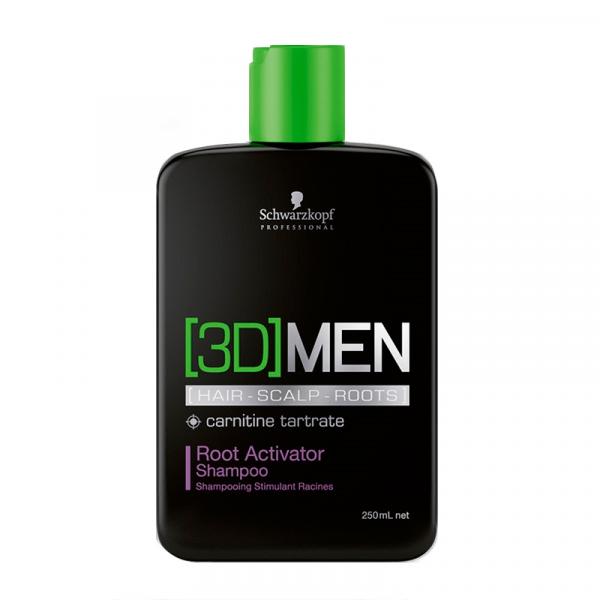 3D Men Shampoo Root Activating 250ml - Schwarzkopf