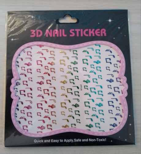 3d Nail Sticker ( Adesivo para Unhas)
