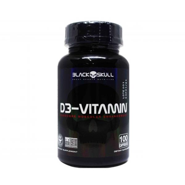 D3-Vitamin 100 Caps - Black Skull