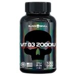 D3-vitamin (100 Caps) - Black Skull