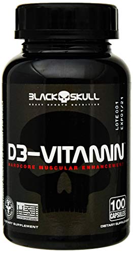 D3-Vitamin - 100 Cápsulas - Black Skull, Black Skull