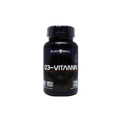D3 Vitamin 100 Cápsulas Black Skull