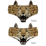 Da cintura para baixo Lingerie animal 3D Imprimir Briefs bonito com as orelhas para as Mulheres