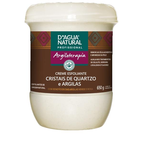 Dagua Natural Argiloterapia Cristais de Quartzo e Argilas Creme Esfoliante 650g