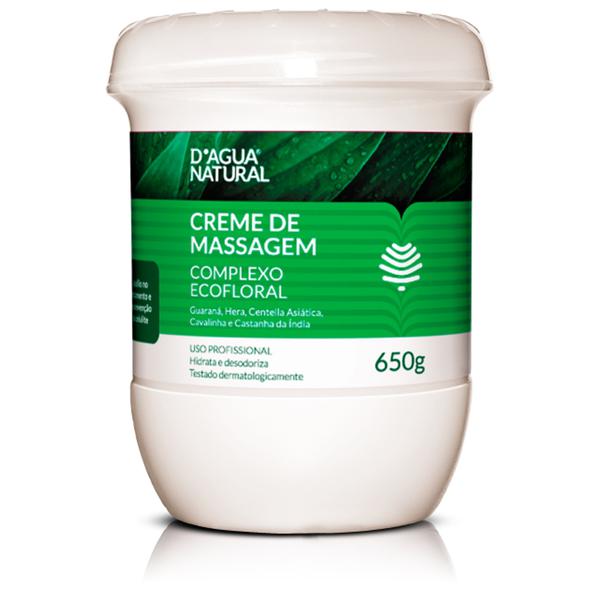 DAgua Natural Creme de Massagem 650g - Complexo Ecofloral - Dagua Natural