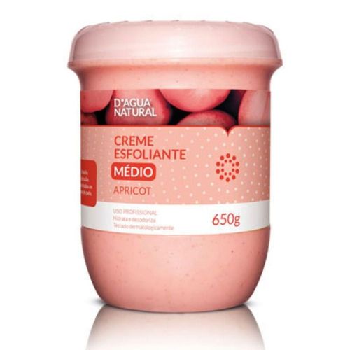 D'agua Natural Creme Esfoliante Apricot Media Abrasão 650g