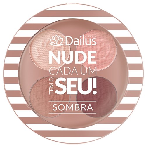 Dailus Quarteto de Sombras Nude Cada um Tem o Seu! - 02 - Chic Nude