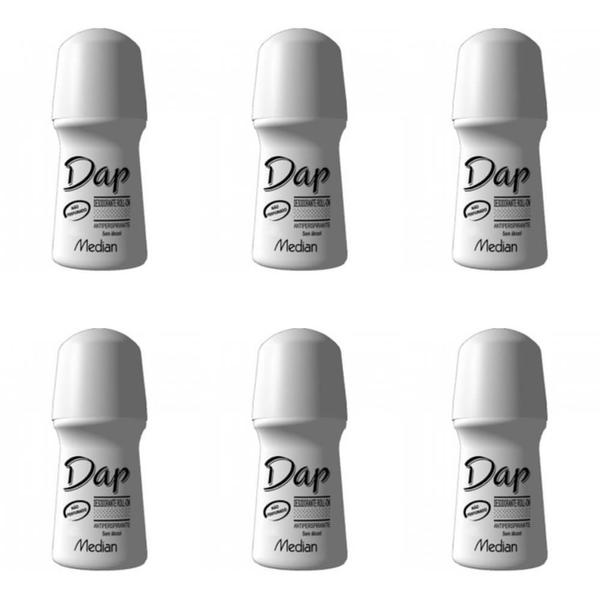Dap S/ Perfume Desodorante Rollon 30ml (Kit C/06)