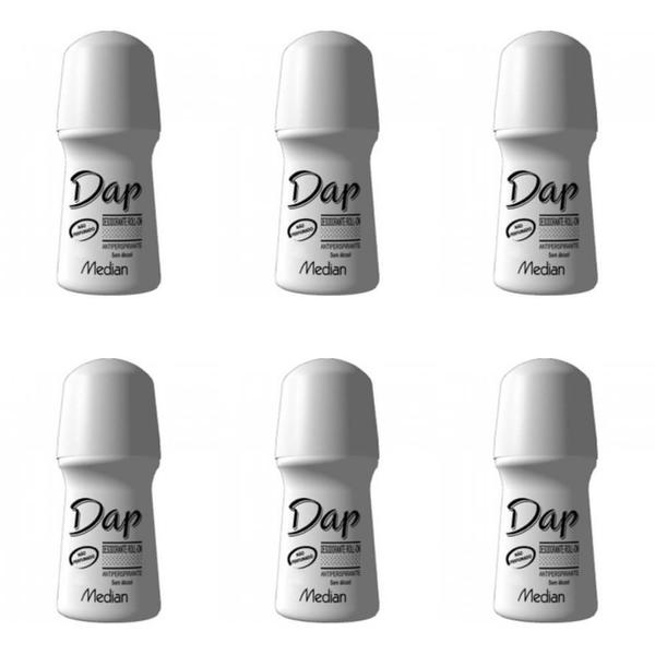 Dap S/ Perfume Desodorante Rollon 30ml (Kit C/06)