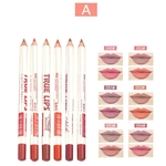Das 6colors Lip Mulheres lápis liner Profissional de Longa Duração Ferramentas cosméticos Definir