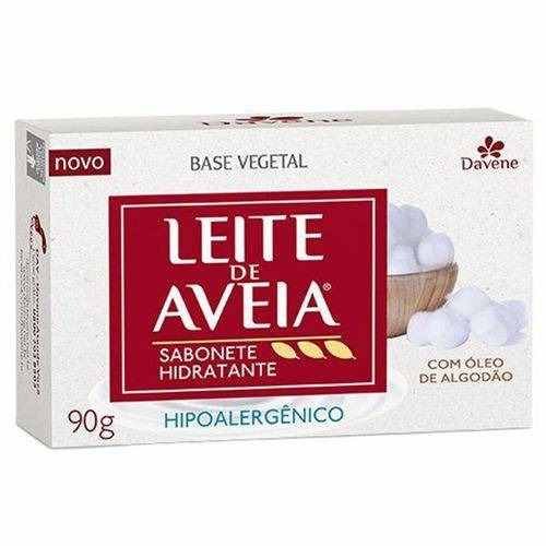 Davene Leite de Aveia Sabonete Hipoalergênico 90g (Kit C/06)