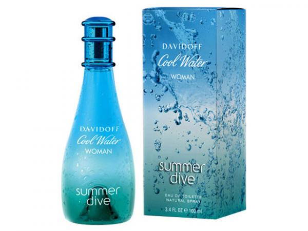 Davidoff Cool Water Woman Summer Dive - Perfume Feminino Eau de Toilette 100 Ml