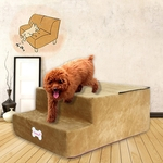 De alta densidade esponja Pet Stair antiderrapante inferior Pet Bed Cat Dog Rampa 2 etapas