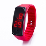  de Display LED Digital pulseira relógio Crianças Estudantes Silica Gel Sports Watch Fitbit and accessories