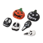 Decoração de unhas de Halloween 3D Studs Pumpkin Ghost Skeleton Rhinestones DIY Toys Desi