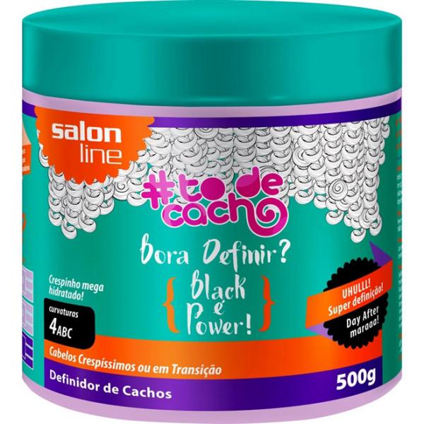 Definidor de Cacho Black e Power Todecacho 500g - Salon Line - Salonline