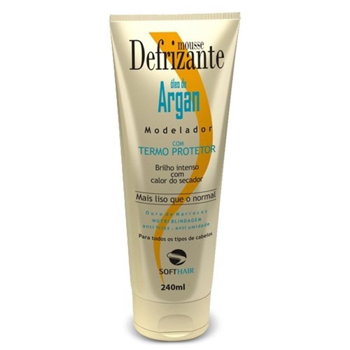 Defrizante Argan Soft Hair Termo Protetor 240Ml