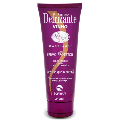 Defrizante Vinho Soft Hair Termo Protetor 240ml